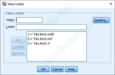 Mã hóa nhập liệu câu hỏi spss