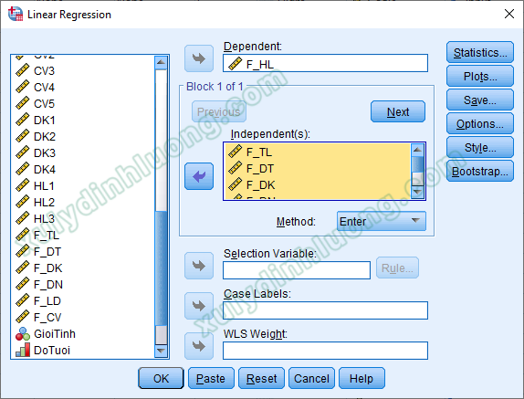 hoi quy da bien spss