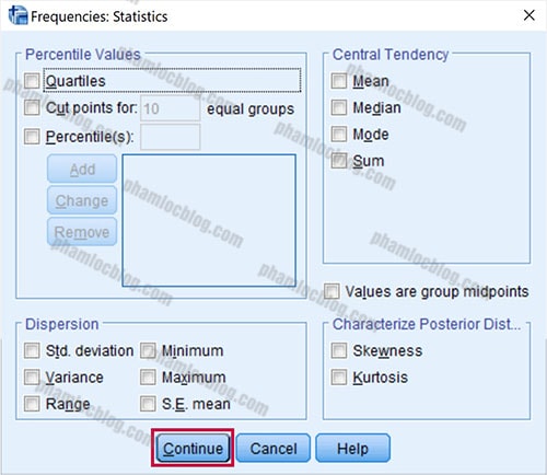 các chỉ số trong thống kê mô tả spss