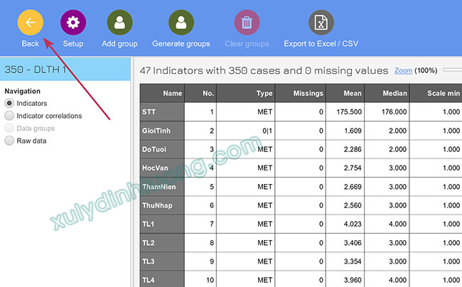 cách nhập dữ liệu vào smartpls4