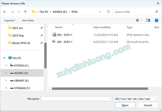 cách nhập dữ liệu vào smartpls4