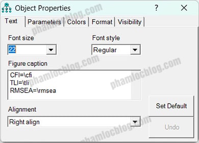 chèn macro model fit cfa