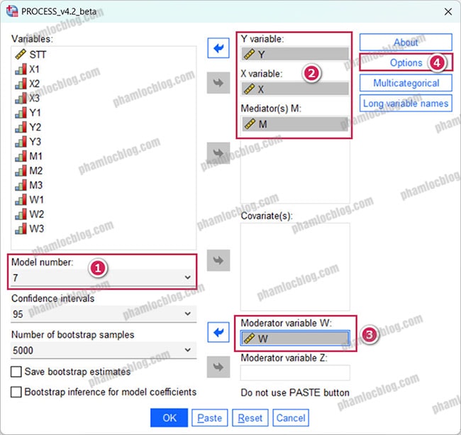 moderated mediation bằng macro PROCESS