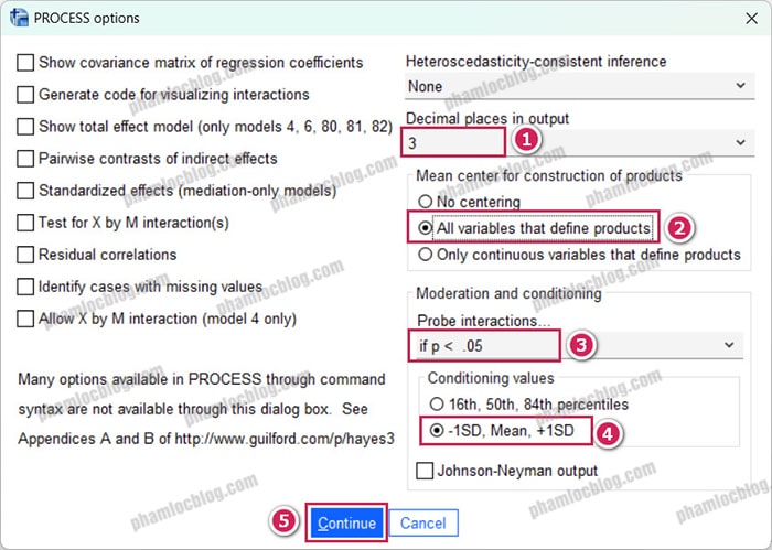 moderated mediation bằng macro PROCESS
