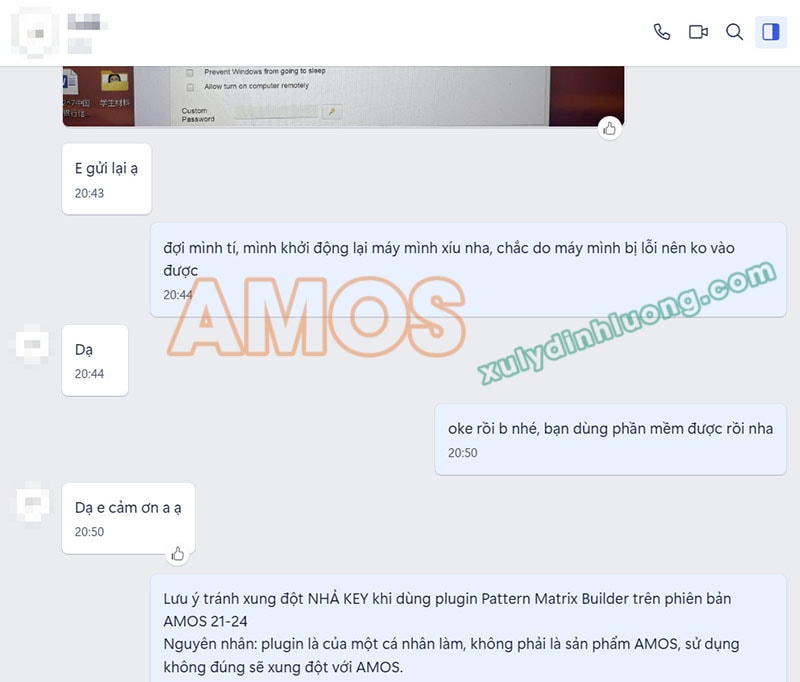 Minh chứng trao đổi và cài đặt SMARTPLS thành công