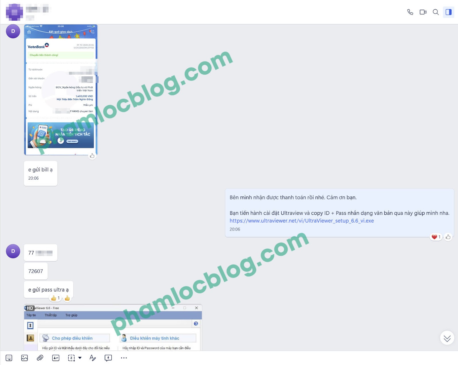 Minh chứng trao đổi và cài đặt SMARTPLS thành công
