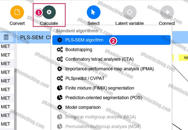 Kiểm tra vấn đề CMB trong SMARTPLS 4